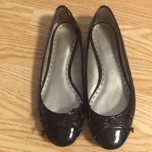 Coach patent leather flats